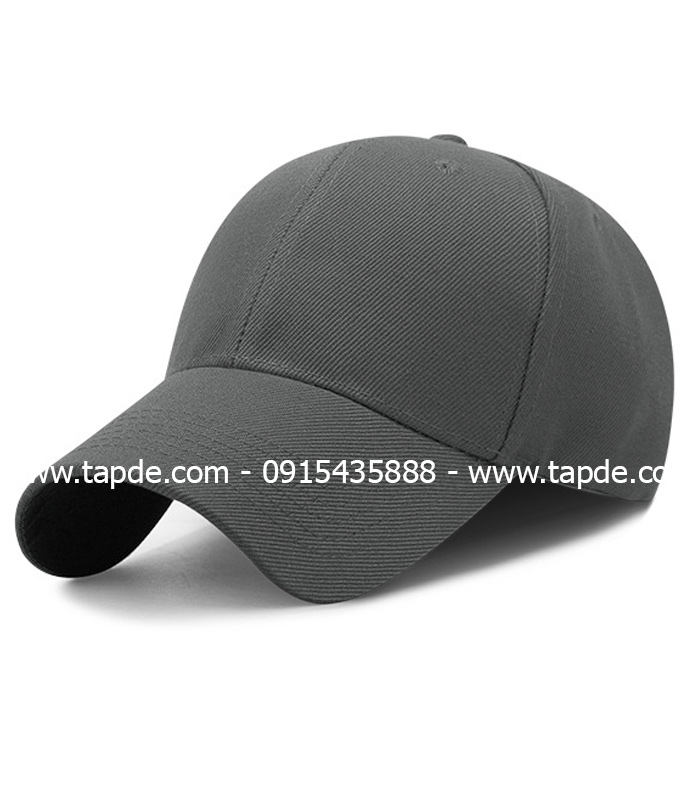 Mũ lưỡi trai màu xám tro | Mu luoi trai