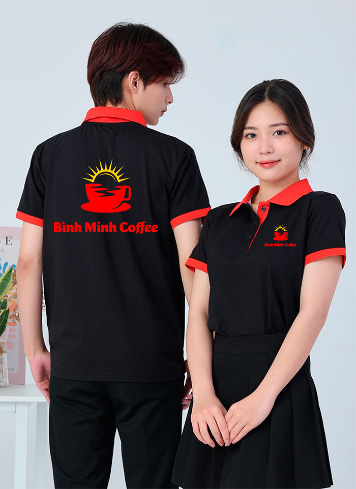Áo phông Quán Bình Minh Coffee | Ao phong dong phuc
