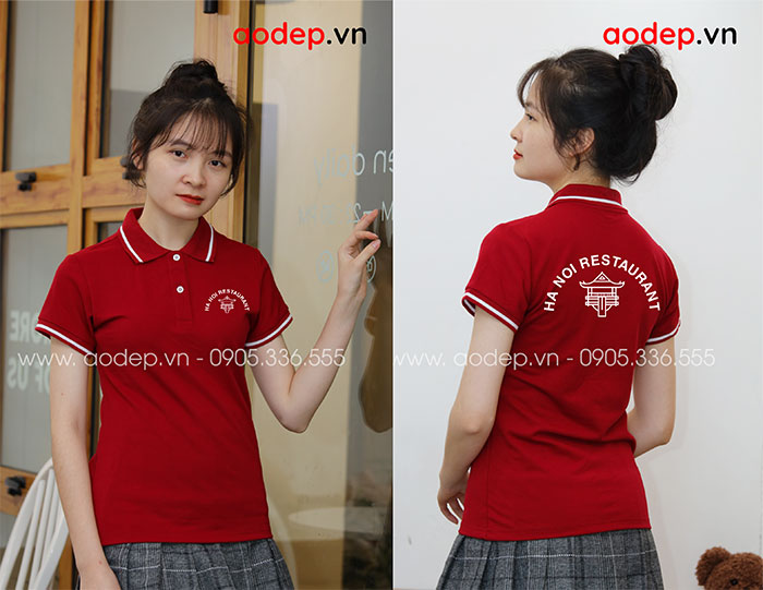 Áo phông đồng phục Ha Noi Restaurant | ao phong dong phuc