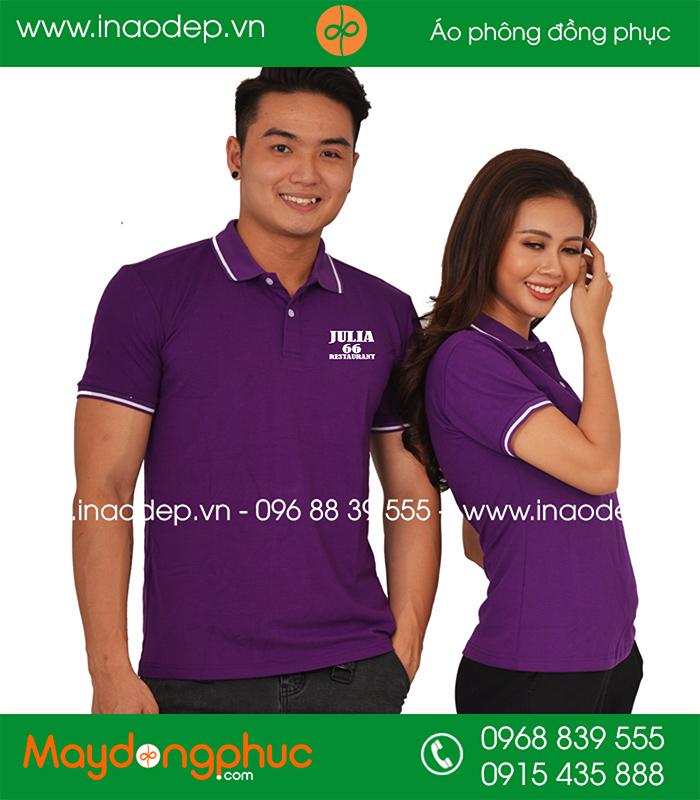 Áo phông Nhà hàng Julia 66 | Ao phong dong phuc