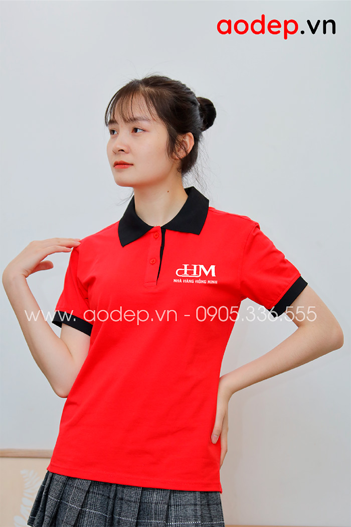 Áo phông Nhà hàng Hồng Minh | Ao phong dong phuc