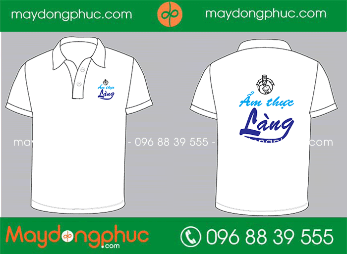 Áo phông Quán Ẩm thực Làng | Ao phong dong phuc