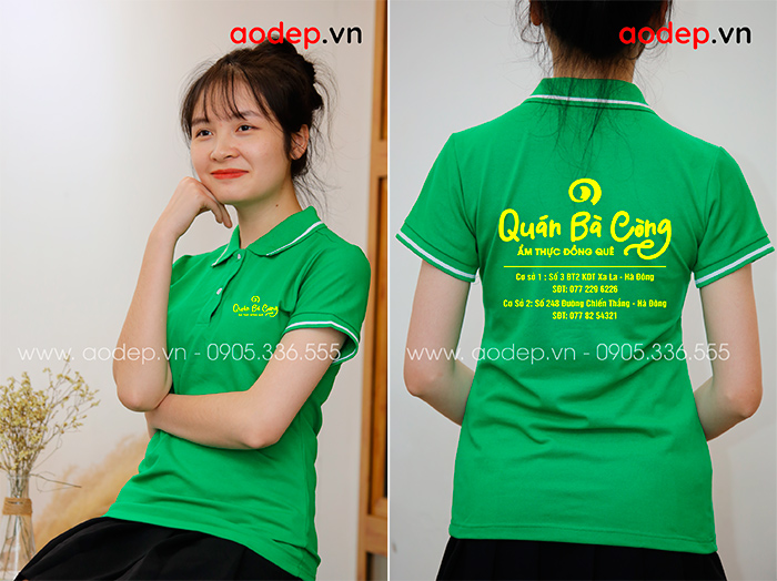 Áo phông Quán Bà Còng | Ao phong dong phuc