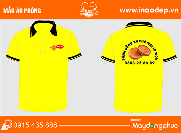 Áo phông Quán Bánh đồng xu phô mai 10 won | Ao phong dong phuc