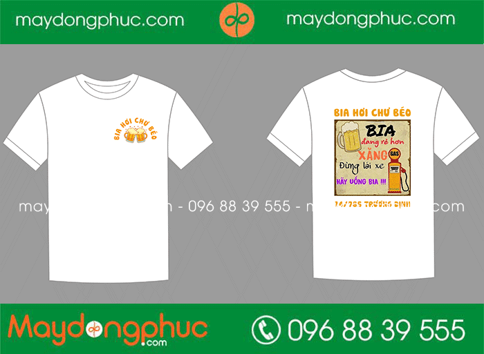 Áo phông Quán Bia hơi Chư Béo | Ao phong dong phuc