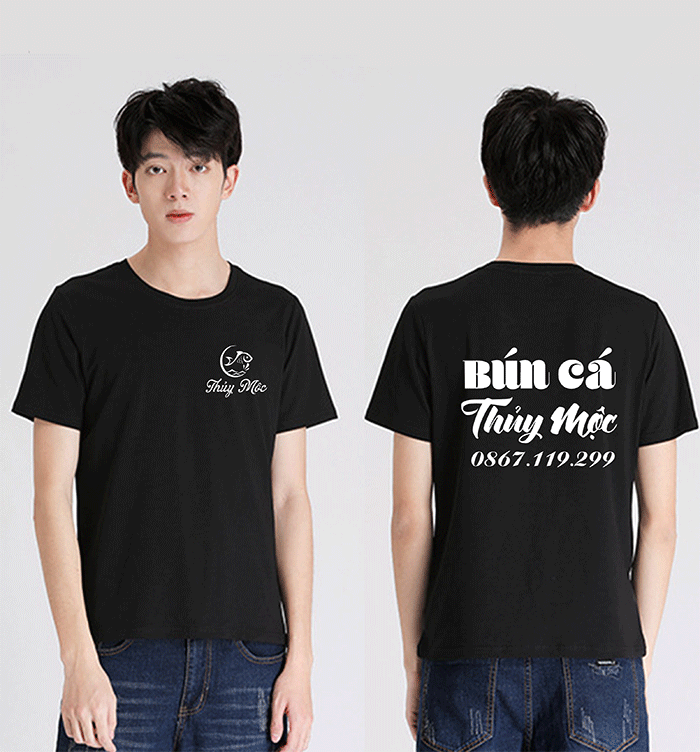 Áo phông Quán bún cá Thủy Mộc | Ao phong dong phuc