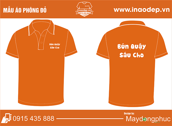 Áo phông Quán Bún Quậy Sáu Cho | Ao phong dong phuc