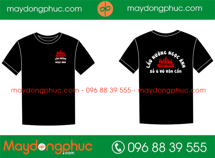 Áo phông Quán lẩu nướng Ngọc Ánh | Ao phong dong phuc