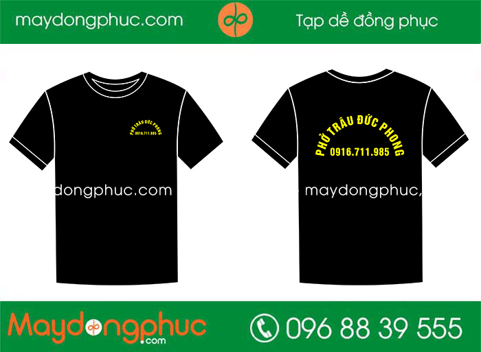 Áo phông Quán Phở Trâu Đức Phong | Ao phong dong phuc