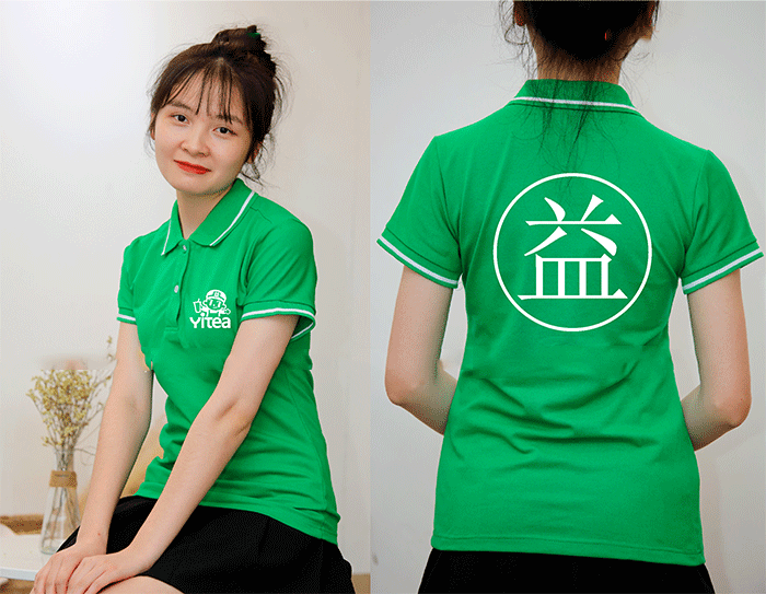 Áo phông đồng phục Quán YiTea | Ao phong dong phuc