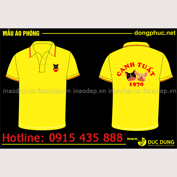 In áo năm canh tuất 1970  | In ao cong ty