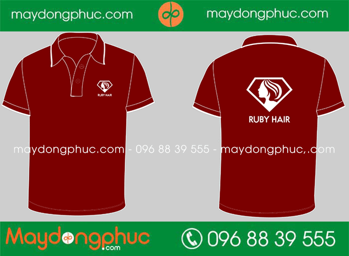 Áo phông Quán Ruby Hair | Ao phong dong phuc