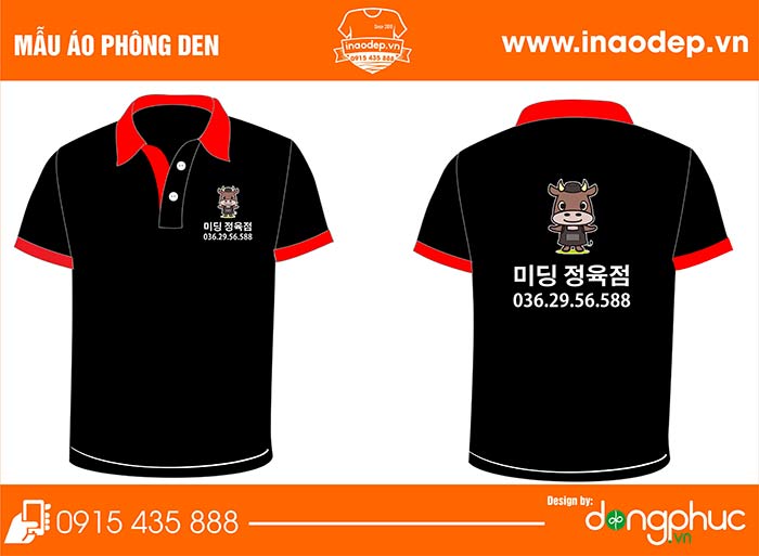 Áo phông Nhà hàng Hàn Quốc | Ao phong dong phuc