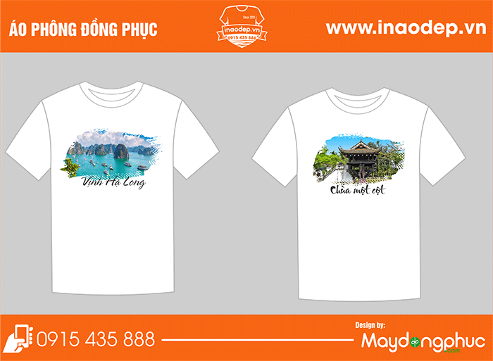 Áo phông phong cảnh | Ao phong dong phuc