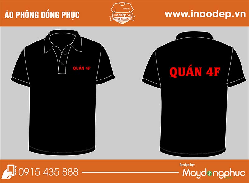 Áo phông đồng phục quán 4F | Ao phong dong phuc