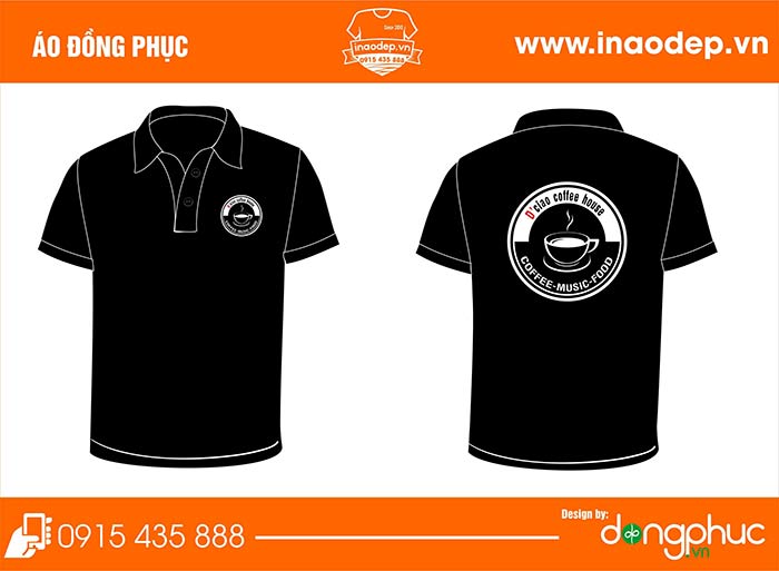 Áo phông Quán D’Ciao Coffee | Ao phong dong phuc