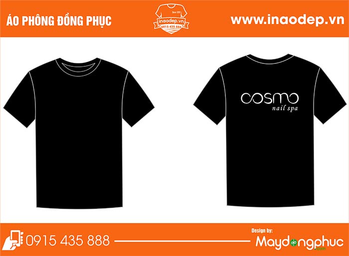 Áo phông Quán Cosmo Nail Spa | Ao phong dong phuc