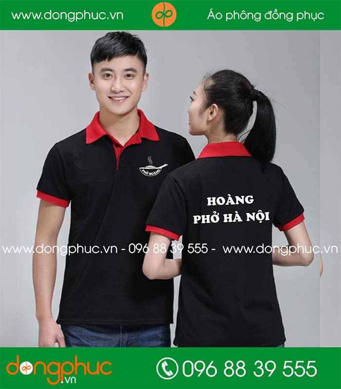 Áo phông quán Hoàng Phở Hà Nội | ao phong dong phuc