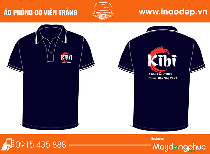 Áo phông Quán Kibi  | Ao phong dong phuc