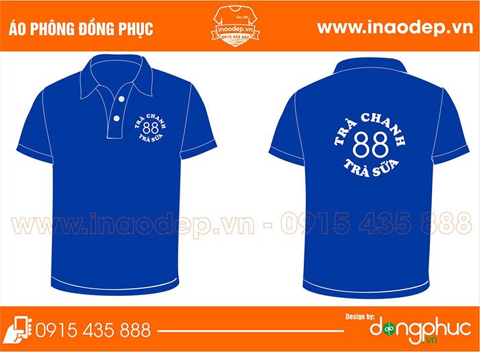 Áo phông Quán trà chanh trà sữa 88 | Ao phong dong phuc