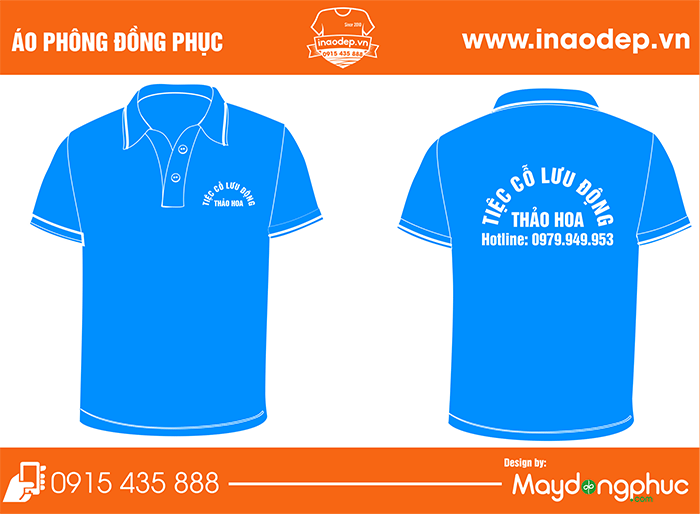 Áo phông Tiệc cỗ lưu động Thảo Hoa | Ao phong dong phuc