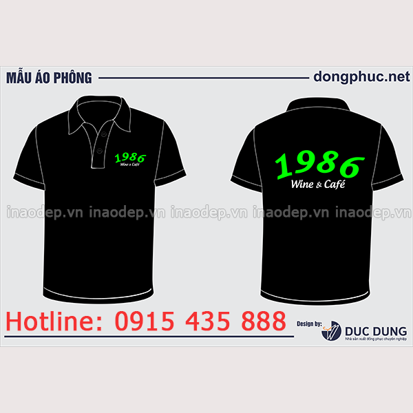  áo quán Wine cafe 1986 | In ao nha hang