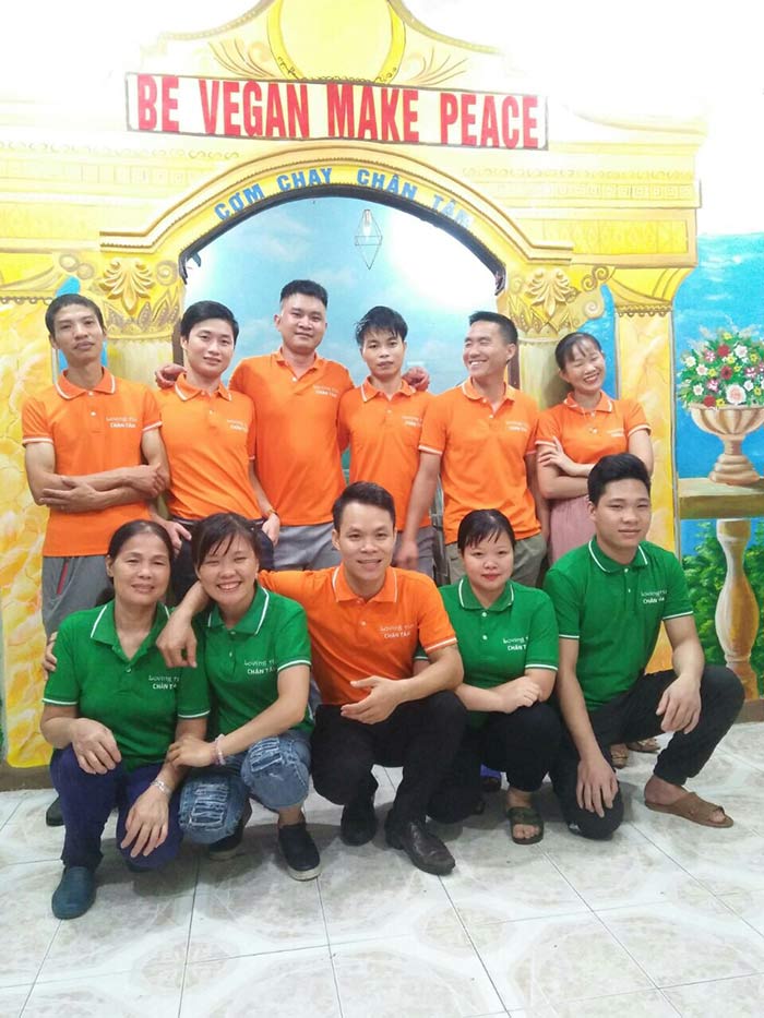 Áo phông Quán Cơm chay chân tâm | Ao phong dong phuc