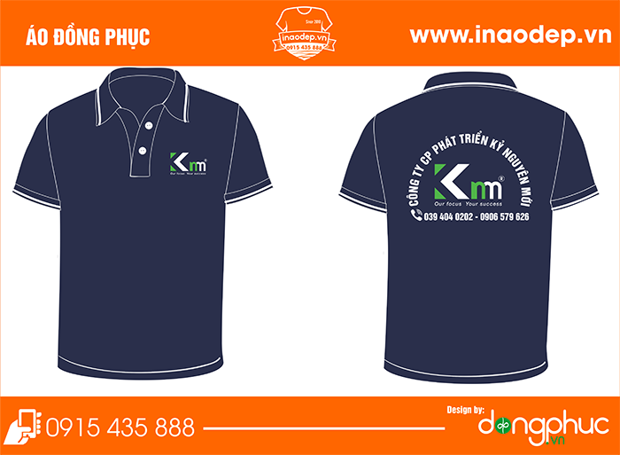 In áo công ty CP Phát triển Kỷ Ngyên Mới KM | In ao nha hang
