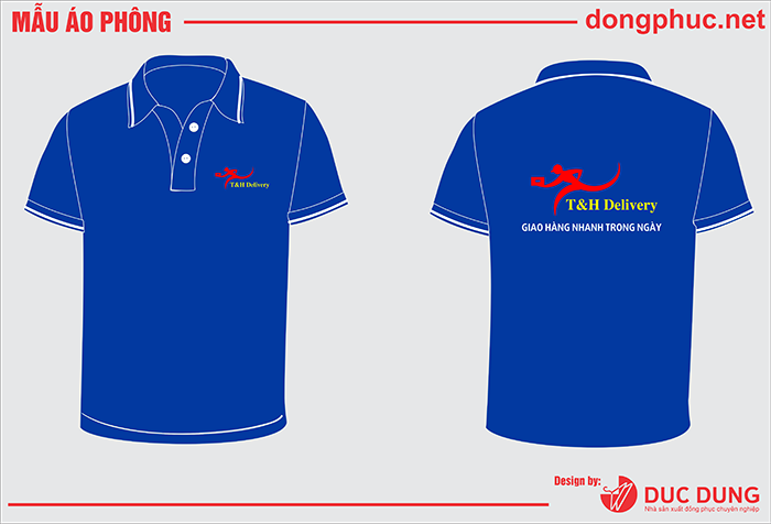In áo công ty T&H Delivery | In ao cong ty