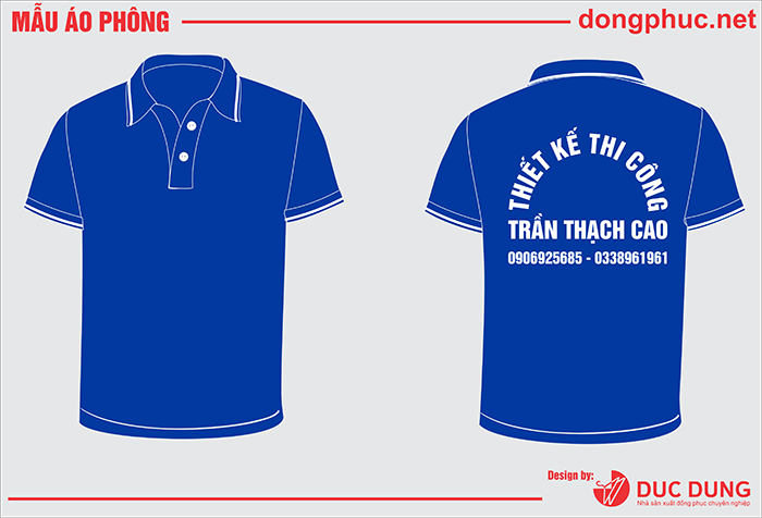 In áo Công ty Thiết kế thi công Trần thạch cao | In ao cong ty