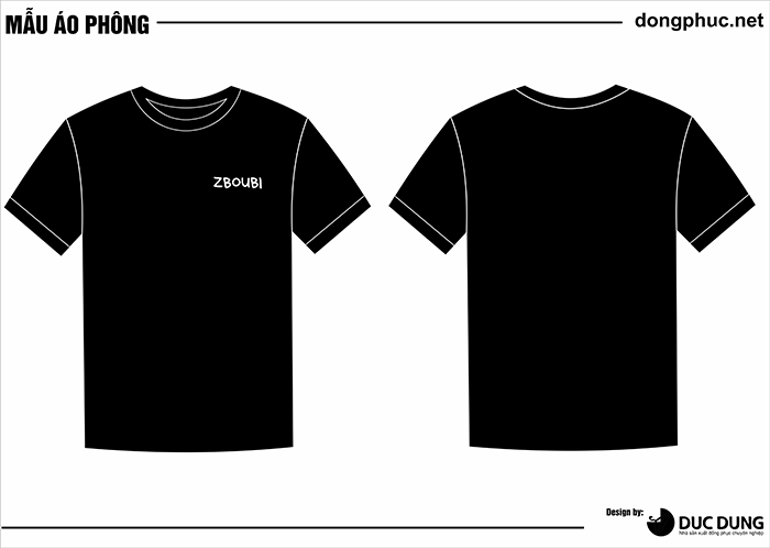 In áo phông quán Zboubi | In ao nha hang