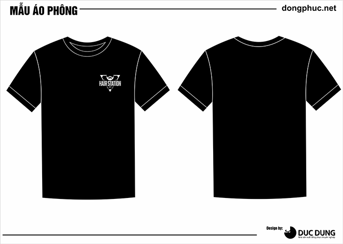 In áo quán Hair Station | In ao cong ty