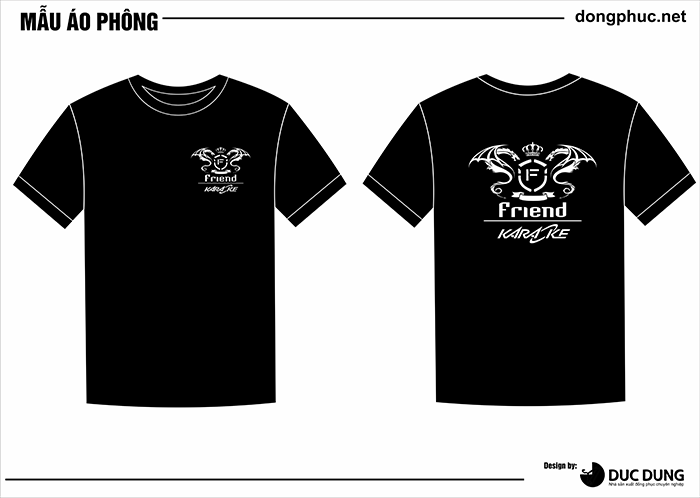 In áo quán karaoke Friend | In ao cong ty