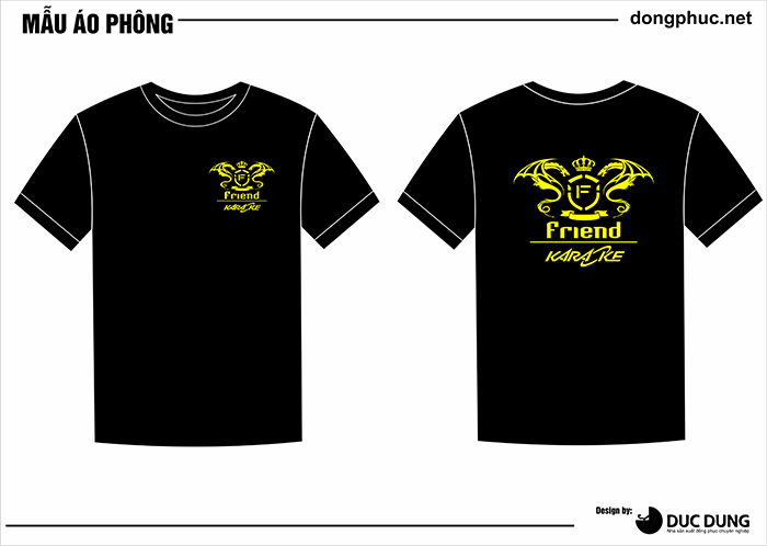 In áo quán karaoke Friend | In ao cong ty
