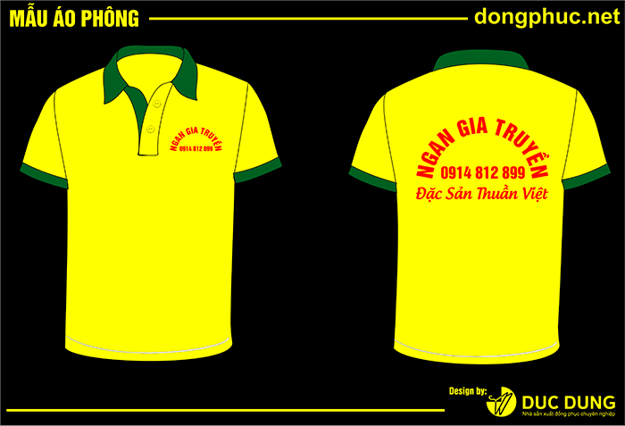 In tạp dề Quán Ngan gia truyền | In tap de