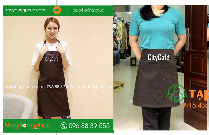 Tạp dề Quán City Cafe | Tap de dong phuc