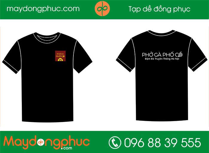 Áo phông quán Phở gà Phố cổ | ao phong dong phuc