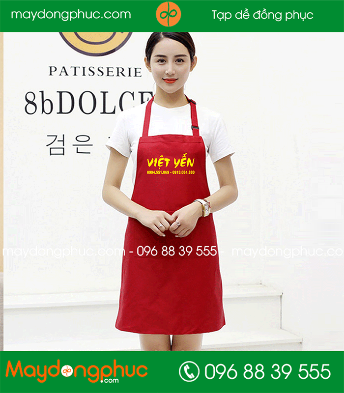 Tạp dề cửa hàng Việt Yến | tap de dong phuc
