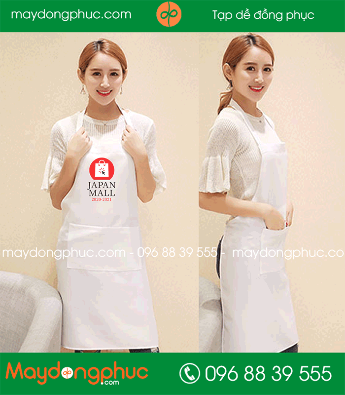 In tạp dề Quán Japan Mall | In tap de dong phuc