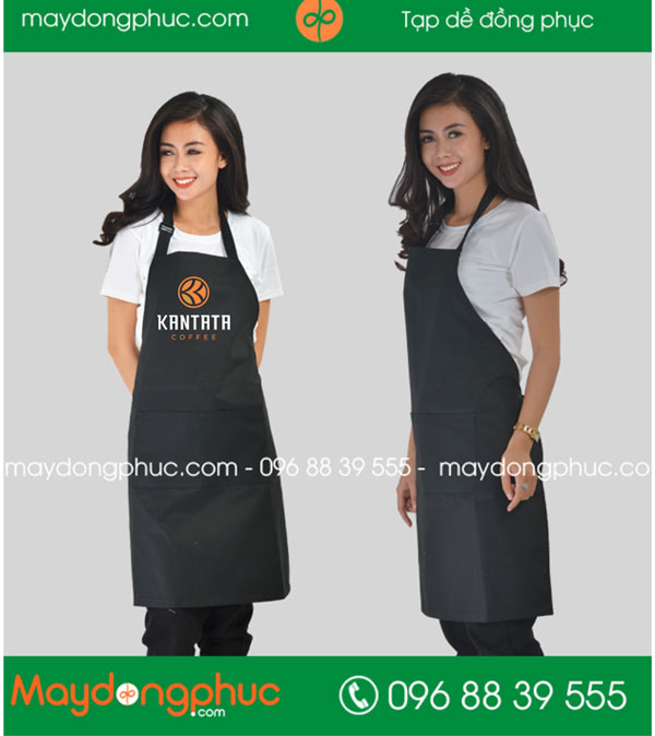 In tạp dề quán Kantata Coffee | In tap de dong phuc