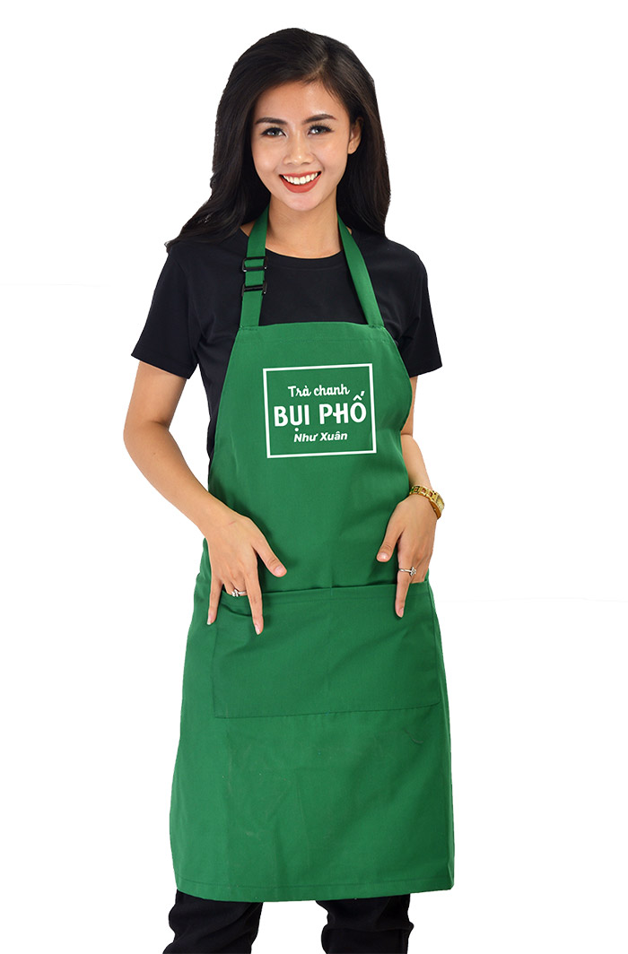 In tạp dề Quán trà chanh bùi phố như xuân | In tap de