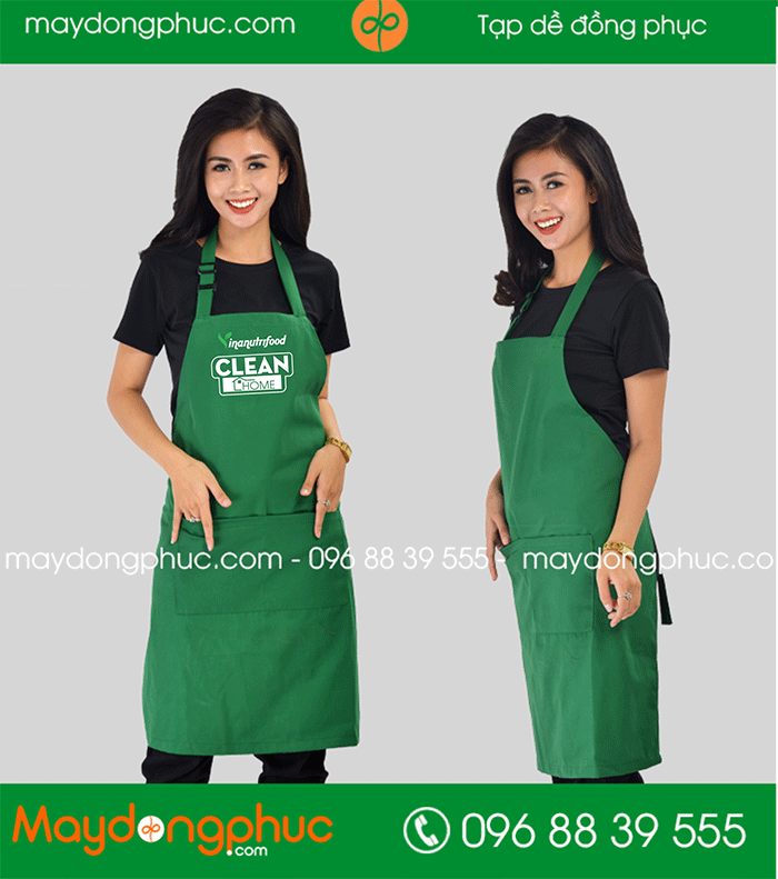 Tạp dề Công ty Inanufrifood Clean Home | Tap de dong phuc
