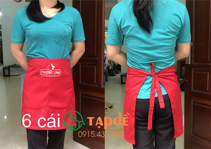 Tạp dề Nhà hàng Phương Linh | Tap de dong phuc