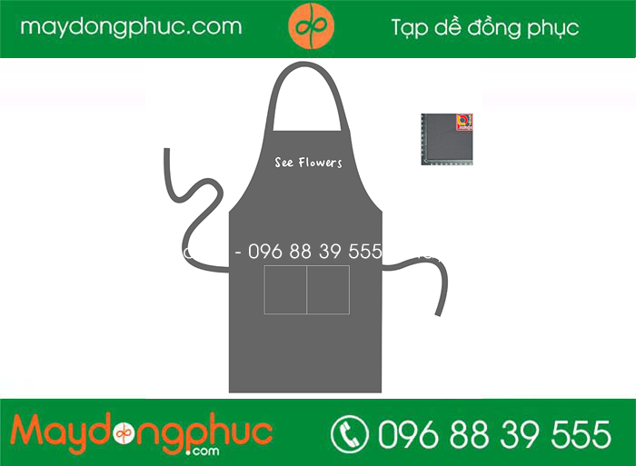 Tạp dề Cửa hàng See Flowers | Tap de dong phuc