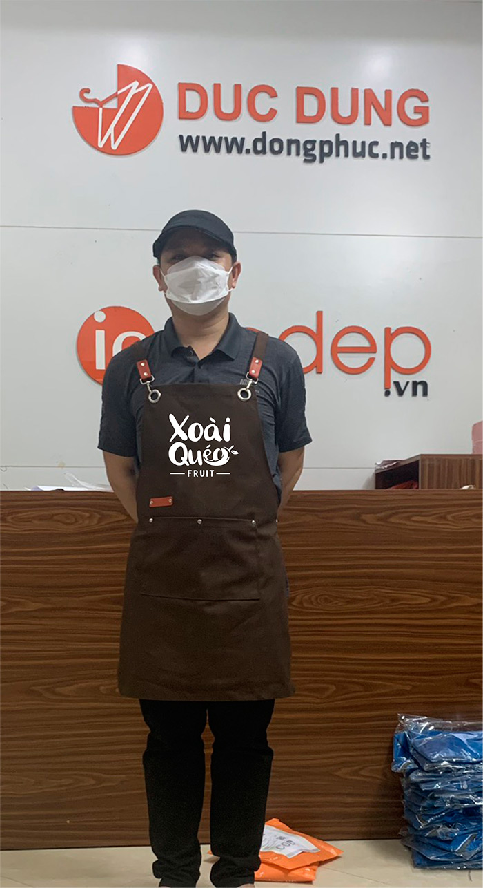 Tạp dề Cửa hàng Xoài Quéo Fruit | Tap de dong phuc