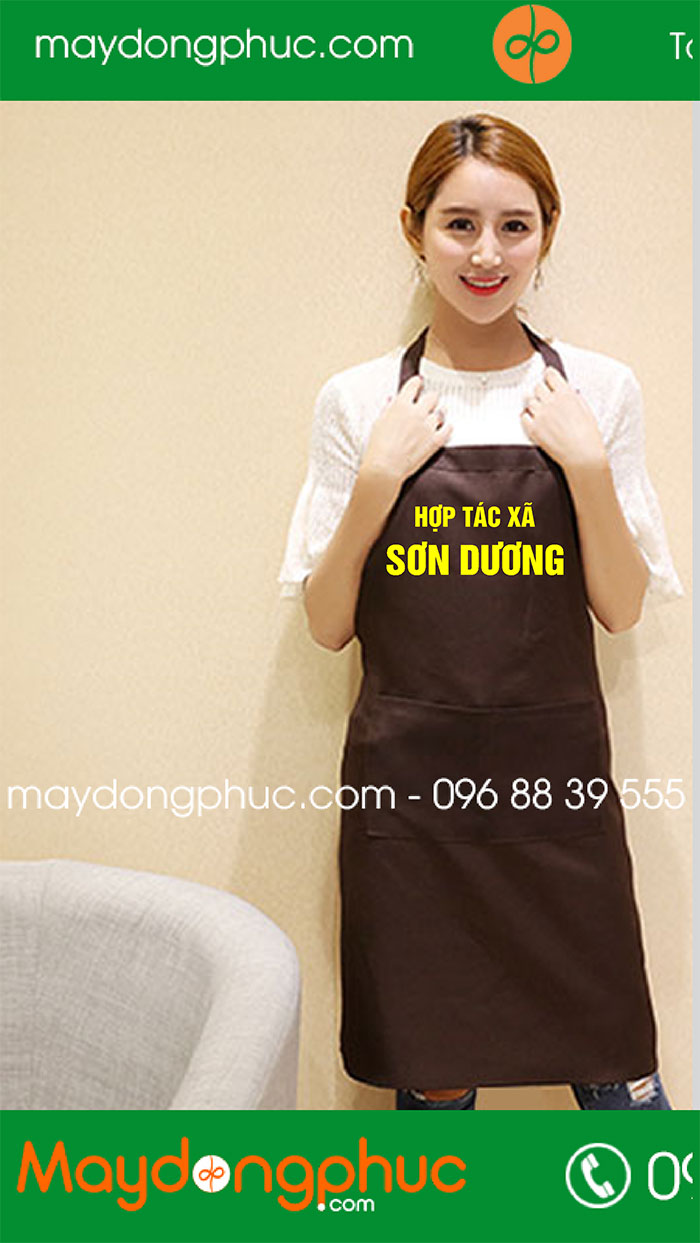 Tạp dề Hợp tác xã Sơn Dương | Tap de dong phuc