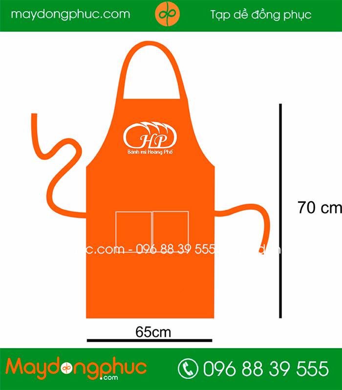 Tạp dề Quán Bánh mì Hoàng Phố  | Tap de dong phuc