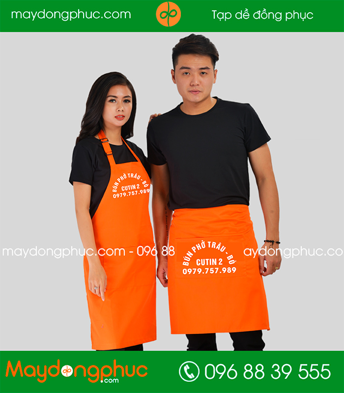 Tạp dề Quán Bún phở trâu - bò Cutin 2 | Tap de dong phuc