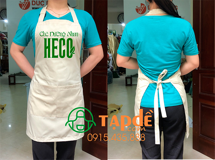 Tạp dề Quán Chè Dưỡng Nam HECO  | Tap de dong phuc