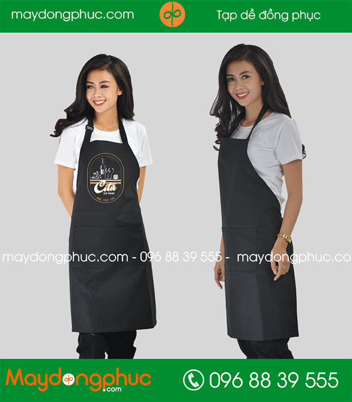 Tạp dề Quán Cita De Vino | Tap de dong phuc